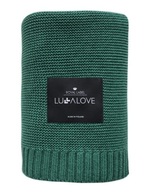 Bambusová deka pre dieťa 160x120 cm XL fľaša zelená Lullalove Bambusová deka pre dieťa 160x120 cm XL fľaša zelená Lullalove