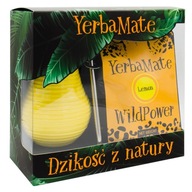 Yerba Mate Lemon set, bombilla + matero