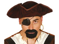 Pirátska brada a fúzy - doplnok k pirátskemu kostýmu