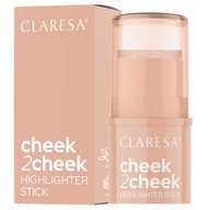 Claresa Highlighter Stick Cheek 2 Cheek 01 Pearl Shine mokrý efekt Claresa Highlighter Stick Cheek 2 Cheek 01 Pearl Shine mokrý efekt