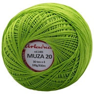 Cordonka Ariadna MUZA 20 farba 1405 SVETLO ZELENÁ Cordonka Ariadna MUZA 20 farba 1405 SVETLO ZELENÁ
