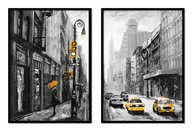 OBRAZOVÉ PLAGÁTY V RÁME 53x73cm Diptych City P1923 OBRAZOVÉ PLAGÁTY V RÁME 53x73cm Diptych City P1923