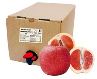 Jablkovo-grapefruitová šťava 5l (v kartóne), prírodná Jablkovo-grapefruitová šťava 5l (v kartóne), prírodná