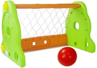 Zeleno-oranžová detská futbalová bránka