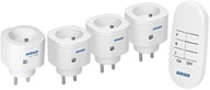Centrálna WiFi zásuvka Alexa Google Tuya +3 zásuvky