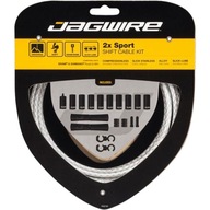 Jagwire 2x Sport lanko prehadzovačky a súprava krytu Jagwire 2x Sport lanko prehadzovačky a súprava krytu