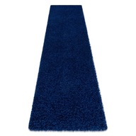 SOFFI huňatý koberec 80x200 cm hrubý NAVY BLUE #AF118 SOFFI huňatý koberec 80x200 cm hrubý NAVY BLUE #AF118