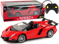 Diaľkovo ovládané športové auto R/C 1:18 červené