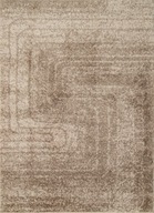 Béžový hrubý huňatý koberec do obývačky alebo spálne, 60x120cm Béžový hrubý huňatý koberec do obývačky alebo spálne, 60x120cm
