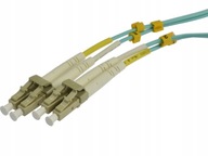 LC-LC duplexný prepojovací kábel z optických vlákien OM3 50/125 10m