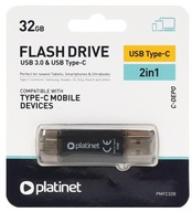 Platinet PENDRIVE 32GB USB 3.0 + konektor Type-C Platinet PENDRIVE 32GB USB 3.0 + konektor Type-C