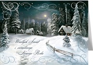 Firemná vianočná pohľadnica bez želaní s krásnym BBT565
