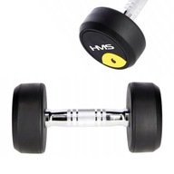 Okrúhla tréningová činka s pogumovanou záťažou HG Pro 6 kg HMS Okrúhla tréningová činka s pogumovanou záťažou HG Pro 6 kg HMS
