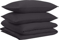 Posteľná súprava Amazon Basics paplón 260cm x 220 3 diely antracit Posteľná súprava Amazon Basics paplón 260cm x 220 3 diely antracit