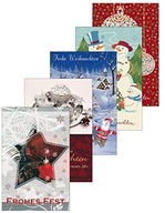 Susy Card 40008769 Vianočné pohľadnice, sada 10 ks DE