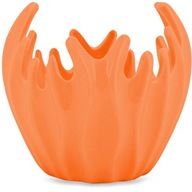 Oranžová váza Coral Bowl