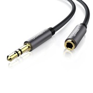UGREEN AV118 AUX audio predlžovací kábel 3,5 mm jack, 1,5 m (čierny)