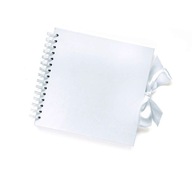 Biely album, dekoračný papier, 205x205 mm, 35 listov Biely album, dekoračný papier, 205x205 mm, 35 listov