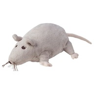 IKEA GOSIG RATTA Plyšový sivý potkan, 23 cm