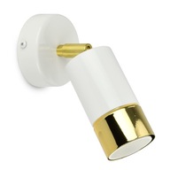 Kovová trubica nástennej lampy LED trubice GU10 z bieleho zlata Kovová trubica nástennej lampy LED trubice GU10 z bieleho zlata
