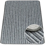 Carpet Runner Stripes Grey Melange 60x120 cm