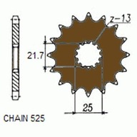 Kawasaki Sunstar SUNF404-15 ozubené koleso Kawasaki Sunstar SUNF404-15 ozubené koleso