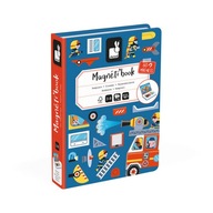 Magnetická skladačka Janod: Magnetibook Hasiči Magnetická skladačka Janod: Magnetibook Hasiči