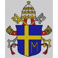 Plátno s potlačou - Pápežský erb (č. 7149) Plátno s potlačou - Pápežský erb (č. 7149)