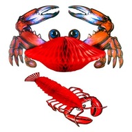PAPIEROVÁ DEKORÁCIA KRABÍ LOBBER PARTY HAWAII PAPIEROVÁ DEKORÁCIA KRABÍ LOBBER PARTY HAWAII