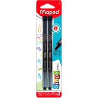 Fineliner Maped Graph peps Deco black 2 kusy