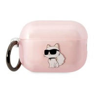 Karl Lagerfeld NFT Ikonik Choupette Head – puzdro AirPods Pro 2 (ružové)