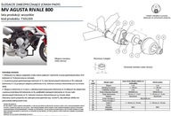 RENNER CRASH PADS MV AGUSTA RIVALE 800 / T101203 RENNER CRASH PADS MV AGUSTA RIVALE 800 / T101203