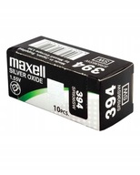 Batéria MAXELL strieborná 394 SR936SW 1,55V 10ks Batéria MAXELL strieborná 394 SR936SW 1,55V 10ks