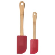 IKEA VINTERFINT BAMBUSOVO-SILIKONOVÁ LOPATKA - ČERVENÁ 2 KS. IKEA VINTERFINT BAMBUSOVO-SILIKONOVÁ LOPATKA - ČERVENÁ 2 KS.