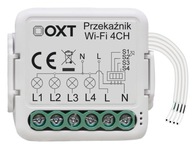 OXT mini reléový modul 4 WiFi obvody TUYA