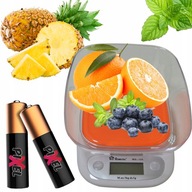 ELEKTRONICKÁ PRESNÁ KUCHYŇSKÁ VÁHA S MISOU 7 kg / 1 g LCD + TARA BATÉRIÍ ELEKTRONICKÁ PRESNÁ KUCHYŇSKÁ VÁHA S MISOU 7 kg / 1 g LCD + TARA BATÉRIÍ