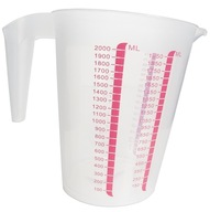 Kuchynská kanvica s objemom 2000 ml, odmerka 2 l Kuchynská kanvica s objemom 2000 ml, odmerka 2 l