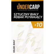 Undercarp Umelý biely plávajúci červ Undercarp Umelý biely plávajúci červ