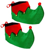 Elf Topánky Elf Papuče Návleky na topánky Green Christmas Elf Topánky Elf Papuče Návleky na topánky Green Christmas