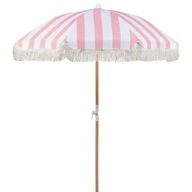 Záhradný dáždnik 150 cm ružový s bielou MONDELLO
