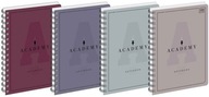 Skladací zápisník B5/100K kockovaný Academy
