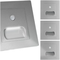 3x SCHODISKOVÁ LAMPA SCHODISKOVÉ SVETLO PRE PODLAHOVÉ SCHODY LED SENZOR 3x SCHODISKOVÁ LAMPA SCHODISKOVÉ SVETLO PRE PODLAHOVÉ SCHODY LED SENZOR