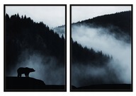 OBRAZOVÉ PLAGÁTY V RÁME 53x73cm Diptych Forest P828 OBRAZOVÉ PLAGÁTY V RÁME 53x73cm Diptych Forest P828