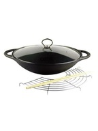 Gipfel Soong Dynasty liatinový wok 30cm + príslušenstvo Gipfel Soong Dynasty liatinový wok 30cm + príslušenstvo
