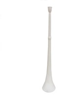 Wuwuzela fanúšikovská trúbka na povzbudzovanie 62 cm biela