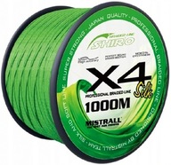 MISTRALL SHIRO X4 BRIDGE 1000m ZELENÁ 0,21mm MISTRALL SHIRO X4 BRIDGE 1000m ZELENÁ 0,21mm