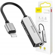 BASEUS ADAPTÉROVÝ HUB AUDIO IPHONE LIGHTNING NA 2X LIGHTNING MINIJACK 3,5 MM BASEUS ADAPTÉROVÝ HUB AUDIO IPHONE LIGHTNING NA 2X LIGHTNING MINIJACK 3,5 MM