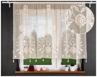 Háčkovaný záves ZAZDROSTKA na okno 90x150 BOHO Háčkovaný záves ZAZDROSTKA na okno 90x150 BOHO