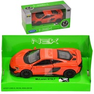 MODEL WELLY 1:34 AUTO MCLAREN 675LT ORANŽOVÁ MODEL WELLY 1:34 AUTO MCLAREN 675LT ORANŽOVÁ