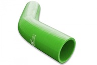 Redukčné silikónové koleno 45'' 41 / 63mm Zelené